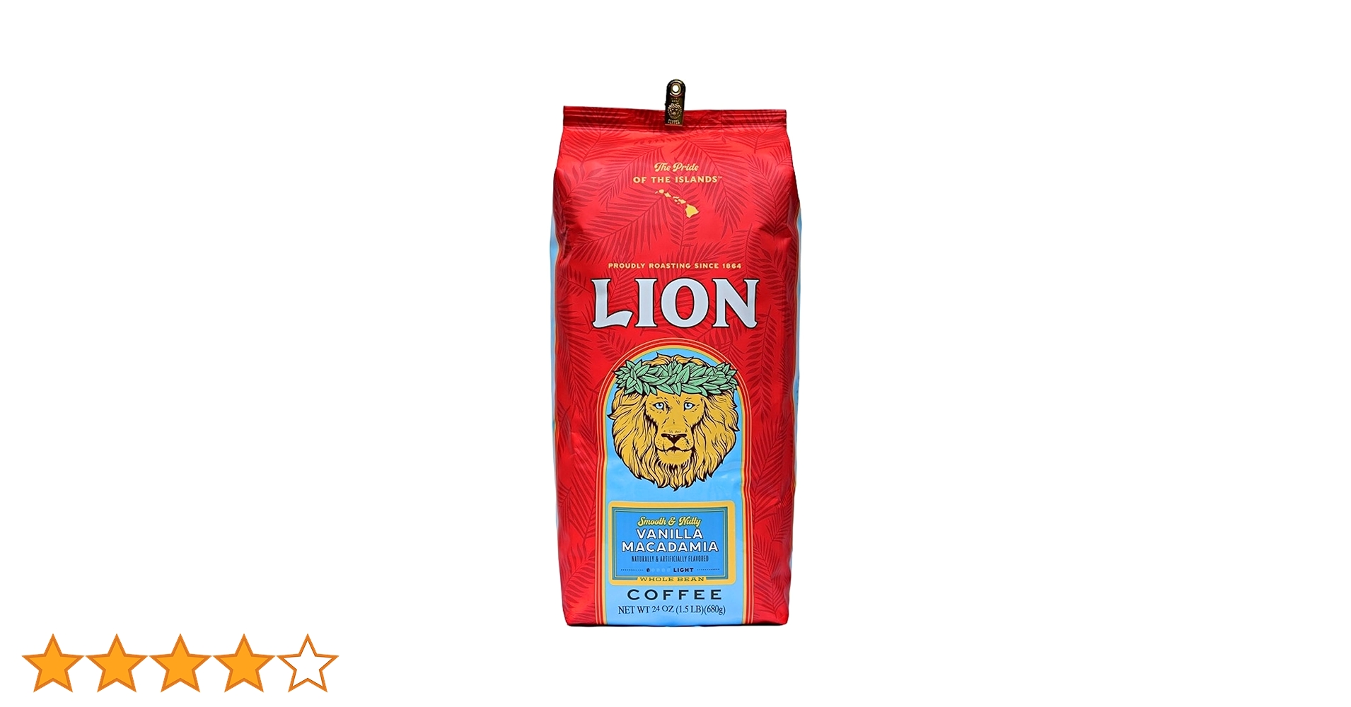 Amazon.co.jp: ライオンコーヒー バニラマカダミア 24oz 680g